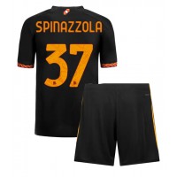 AS Roma Leonardo Spinazzola #37 Kolmas Peliasu Lasten 2023-24 Lyhythihainen (+ Lyhyet housut)